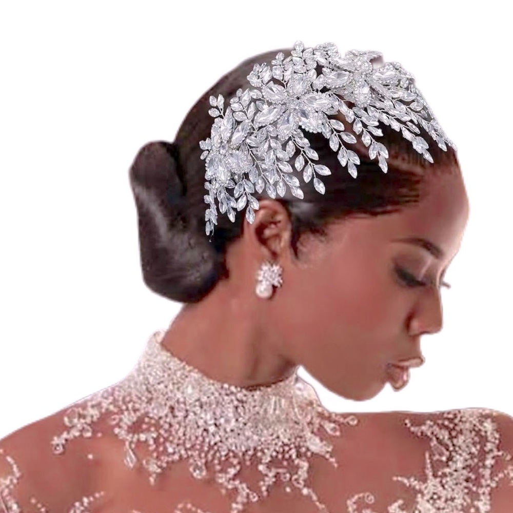 Bridal Hairpiece, Rhinestone